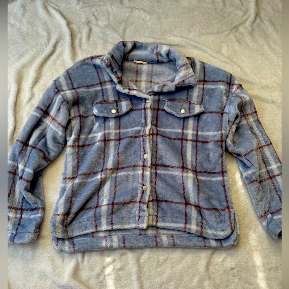 New In Button Up Jacket Size Med